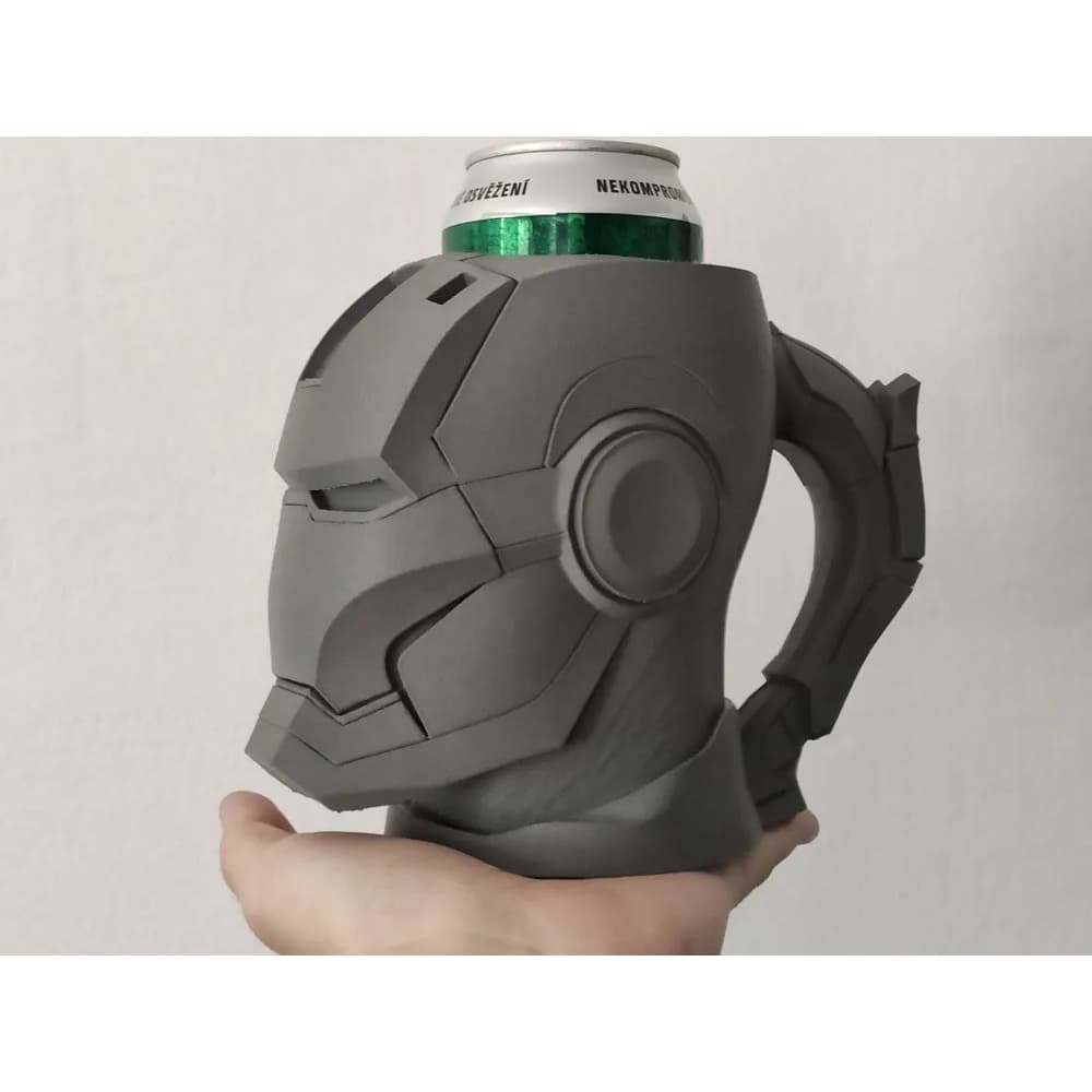 SUPORTE LATA/ CANECA CERVEJA HOMEM DE FERRO