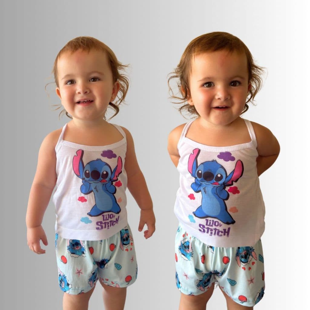 Short Doll Estampado Infantil Baby Doll Alcinha Personagens Bebê Menina Shortinho