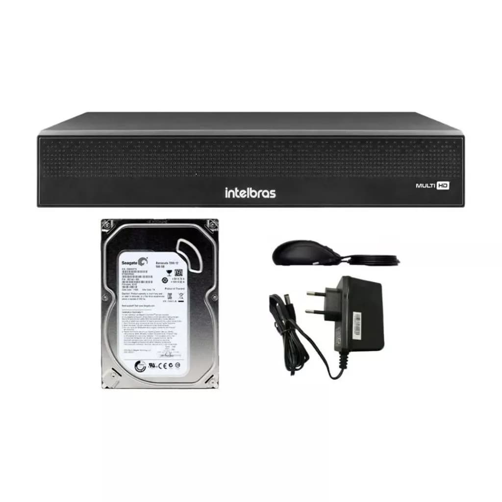 DVR Gravador MHDX 1116C 16 Canais Intelbras HD 500GB