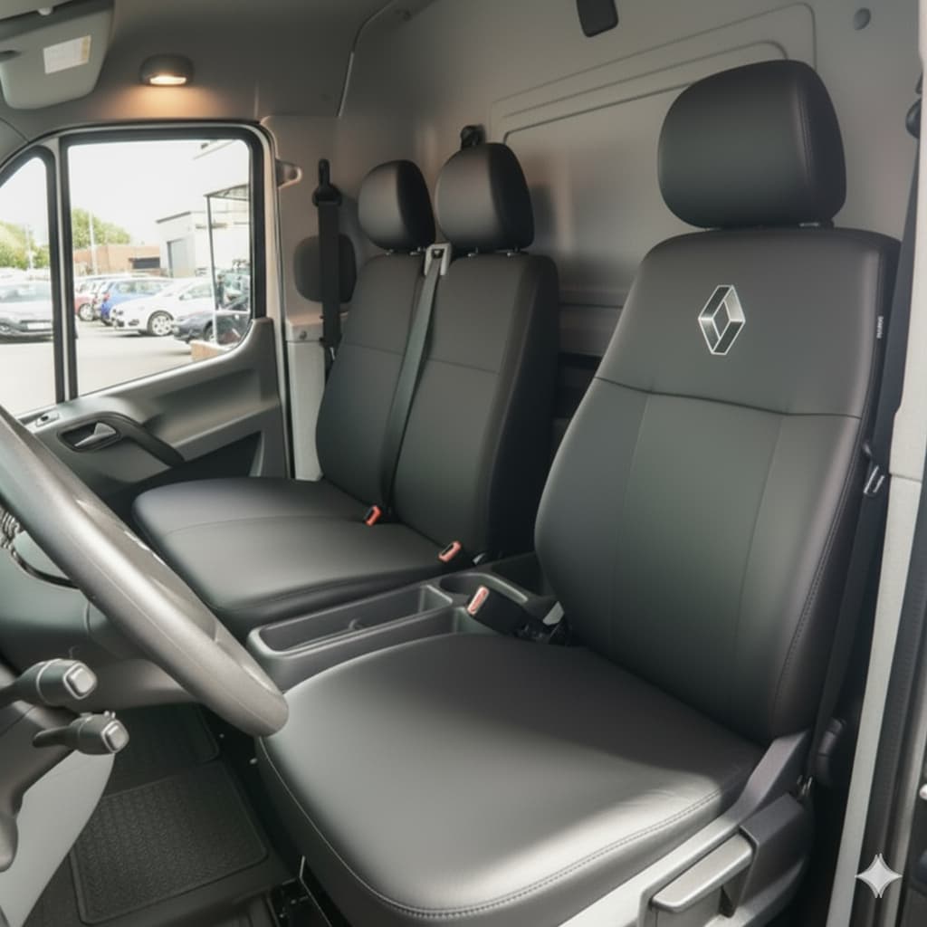 Capa Banco Renault Master 2014 Impermeável Sob Medida Kit Completo