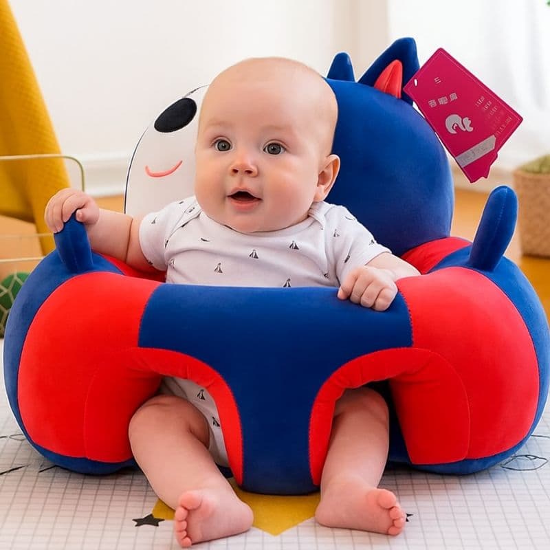 Cadeirinha p/ Bebê Cão Vermelho com Enchimento  Alto Encosto