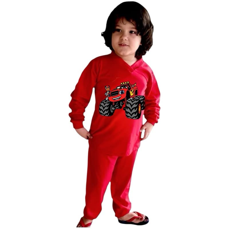 Pijama Infantil Masculino Feminino Longo Blaze Monster Machine