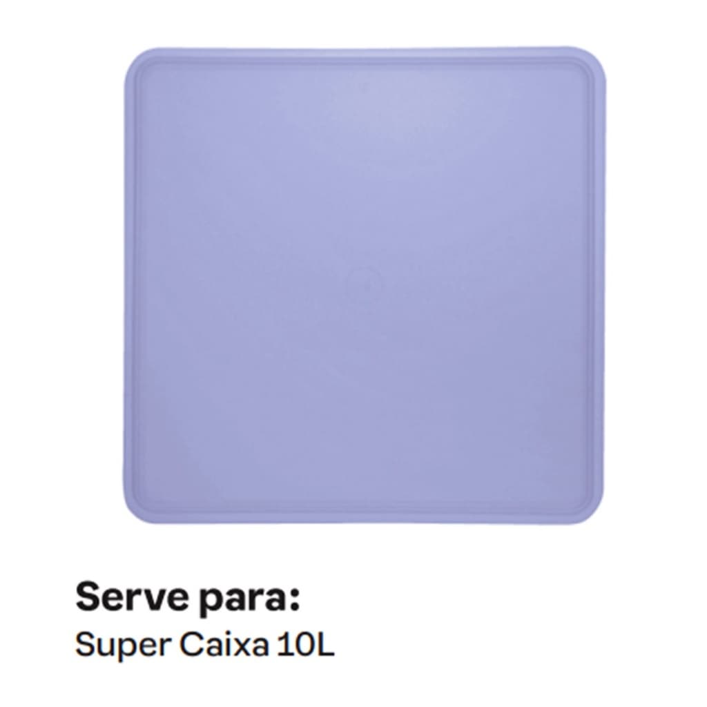 Tupperware Original Tampa da Super Caixa 10lts - Cor Aleatória