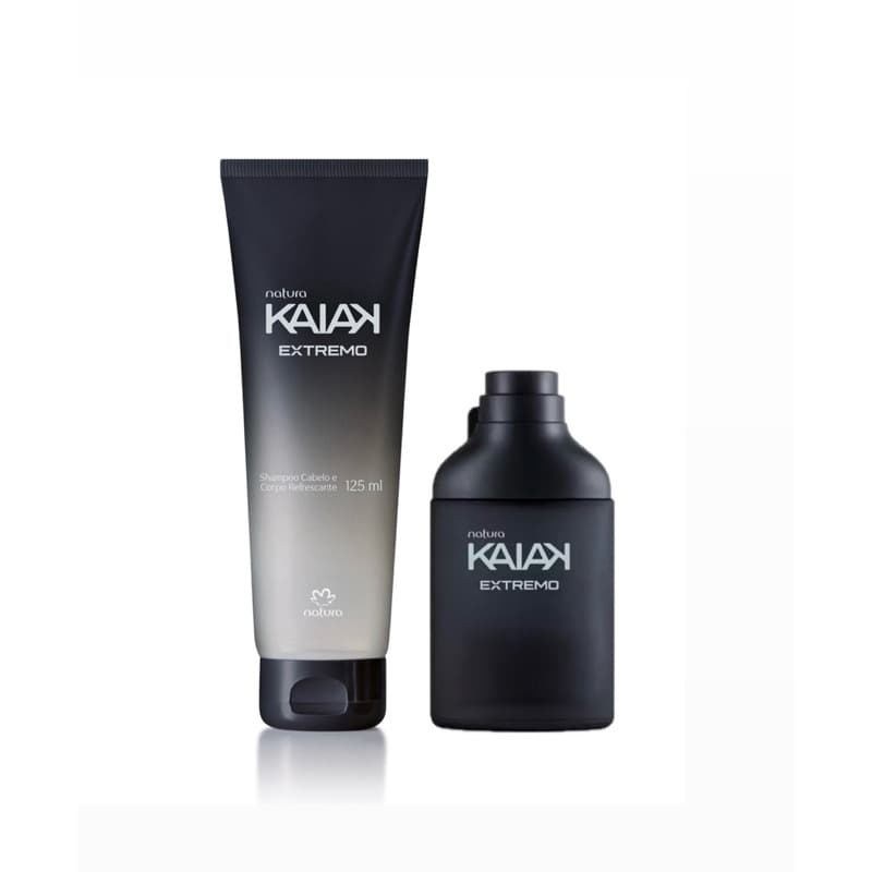 Kit Natura Kaiak Extremo Miniatura 25 ml + shampoo cabelo e corpo