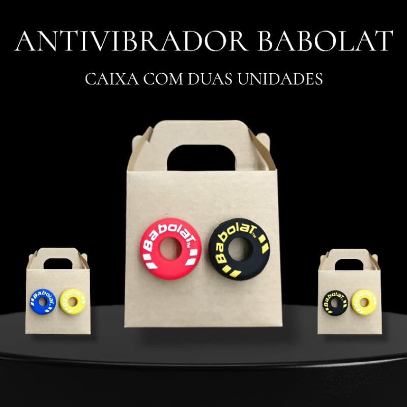 BABOLAT / ANTIVIBRADOR / KIT COM 2/1 UNIDADES - PARA RAQUETES DE TÊNIS