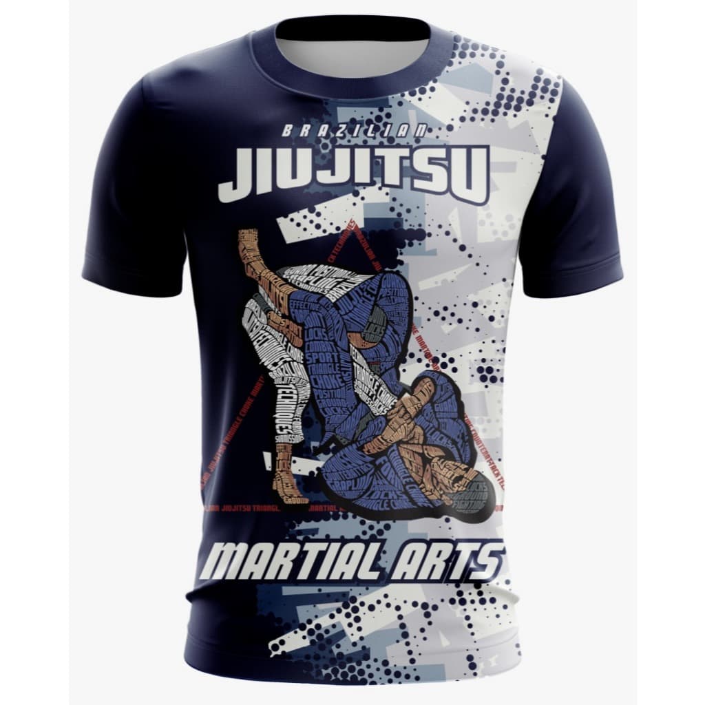 Camisa Camiseta Jiu Jitsu colorida proteção UV full print varias cores adulto e infantil