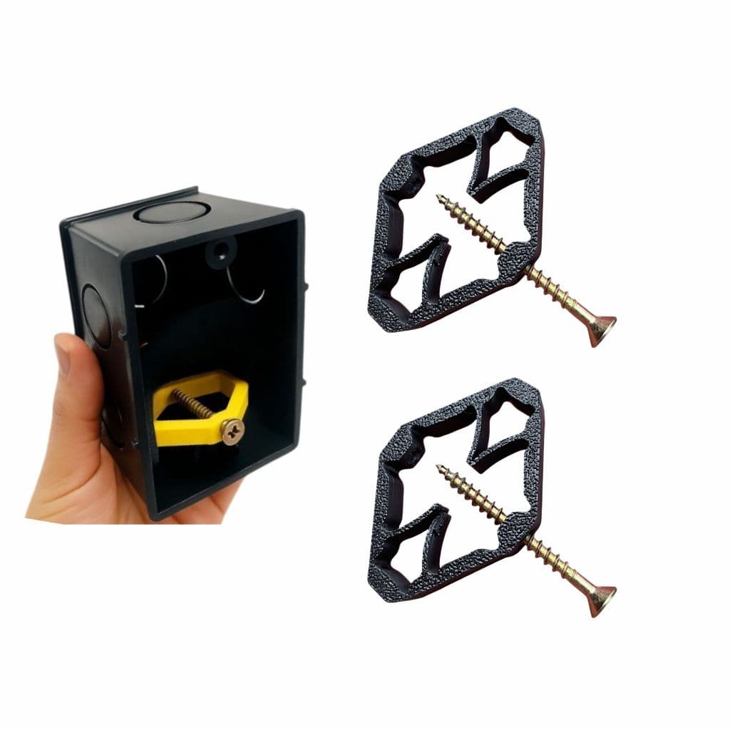 KIT 02 REPARO CAIXA DE LUZ E TOMADA ELÉTRICA 4X2 SALVA ABAS