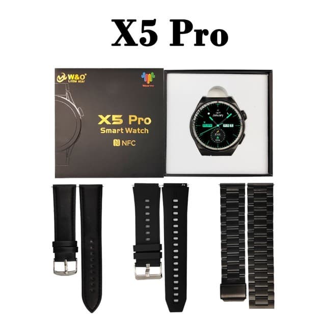 X5 PRO relógio inteligente suporta esportes Bluetooth chamando relógio inteligente à prova d'água para Android IOS