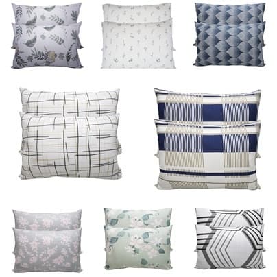 Par de Fronha Estampada ( 50cmx70cm) Kazzavip Linha Casa Malha 100% Algodão