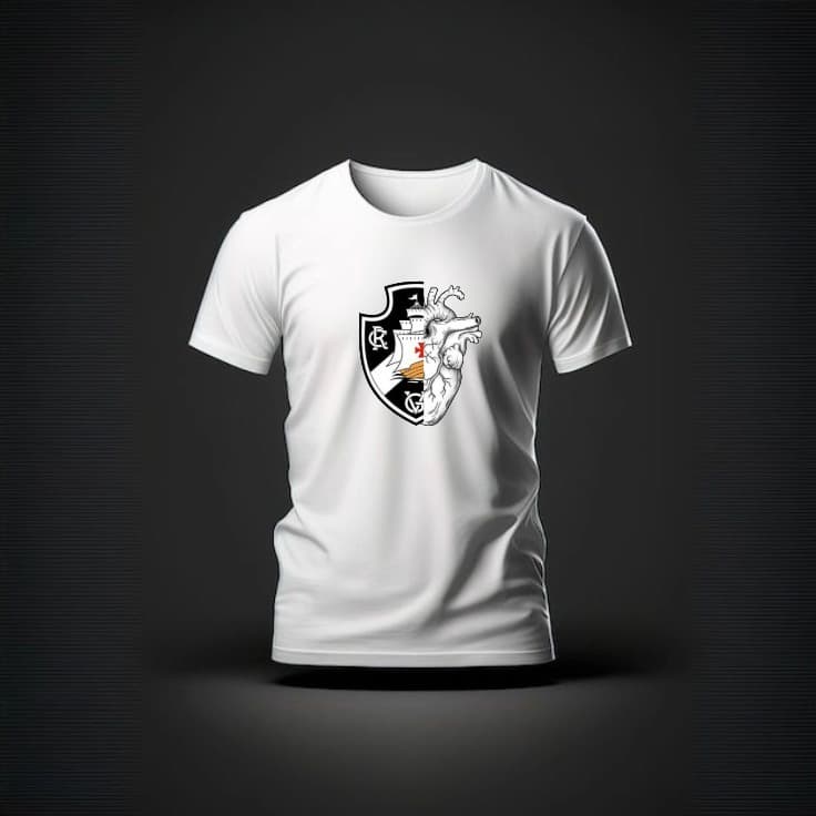 CAMISA VASCO TIME DO CORAÇÃO PERSONALIZADA PLUS SIZE P AO G4 OTIMA QUALIDADE OTIMO ACABAMENTO