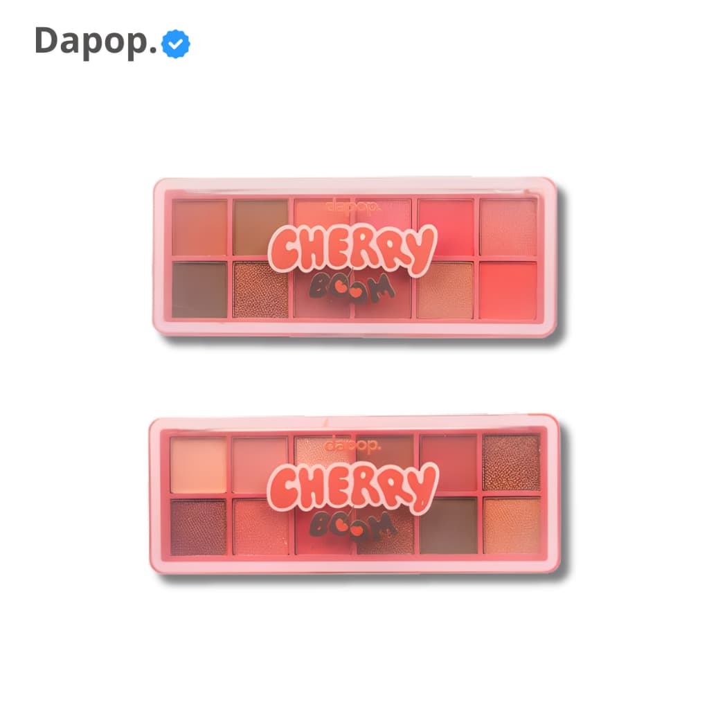 Paleta de Sombras Dapop Cherry Boom Alta Pigmentação Cores Intensas