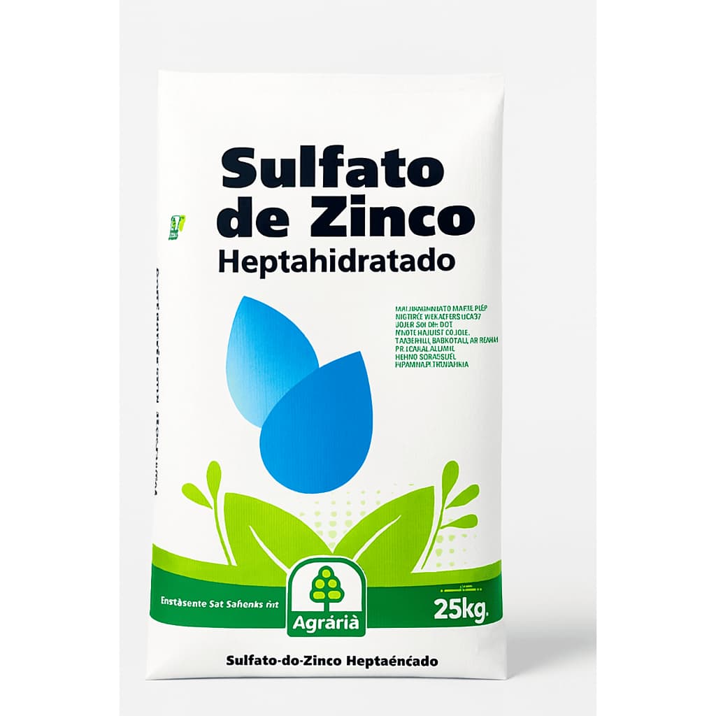 Sulfato De Zinco Heptahidratado - Fertilizante - Saco 25 Kg