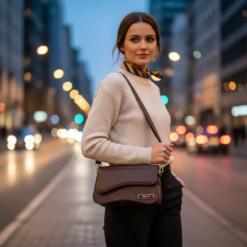 Bolsa Feminina de Ombro Maranello | Bolsa Transversal Luxuosa Tiracolo, Presente Ideal