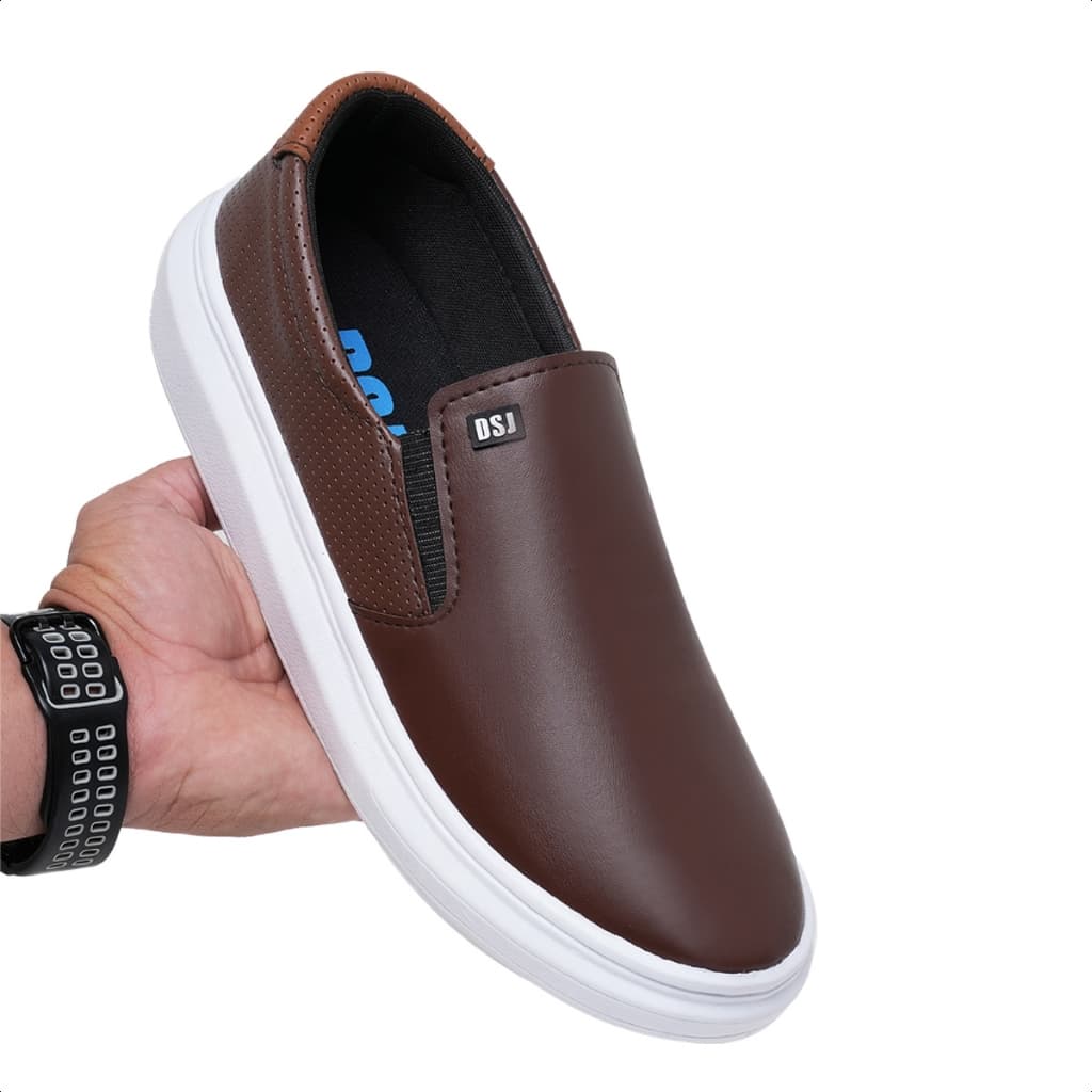 Mocassim Slip On Confortavel Macio Elegante Masculino Casual