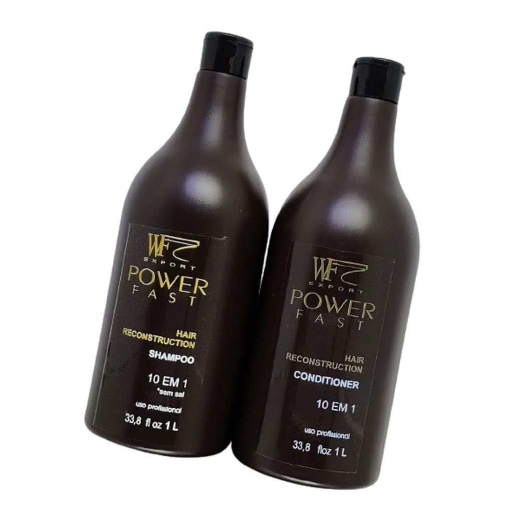 Kit Tratamento Capilar Profissional Power Fast Shampoo e Condicionador