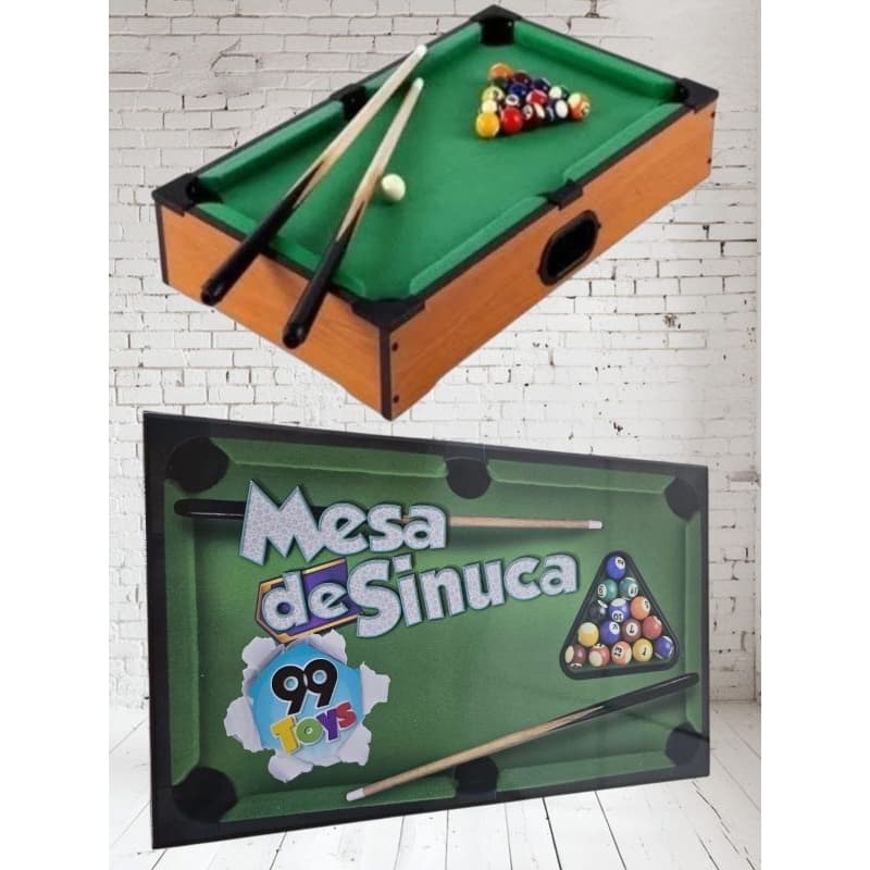 Brinquedo Infantil Mini Mesa De Sinuca Bilhar