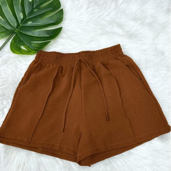 Short duna feminina bermuda com bolso Novo estilo confortável verao