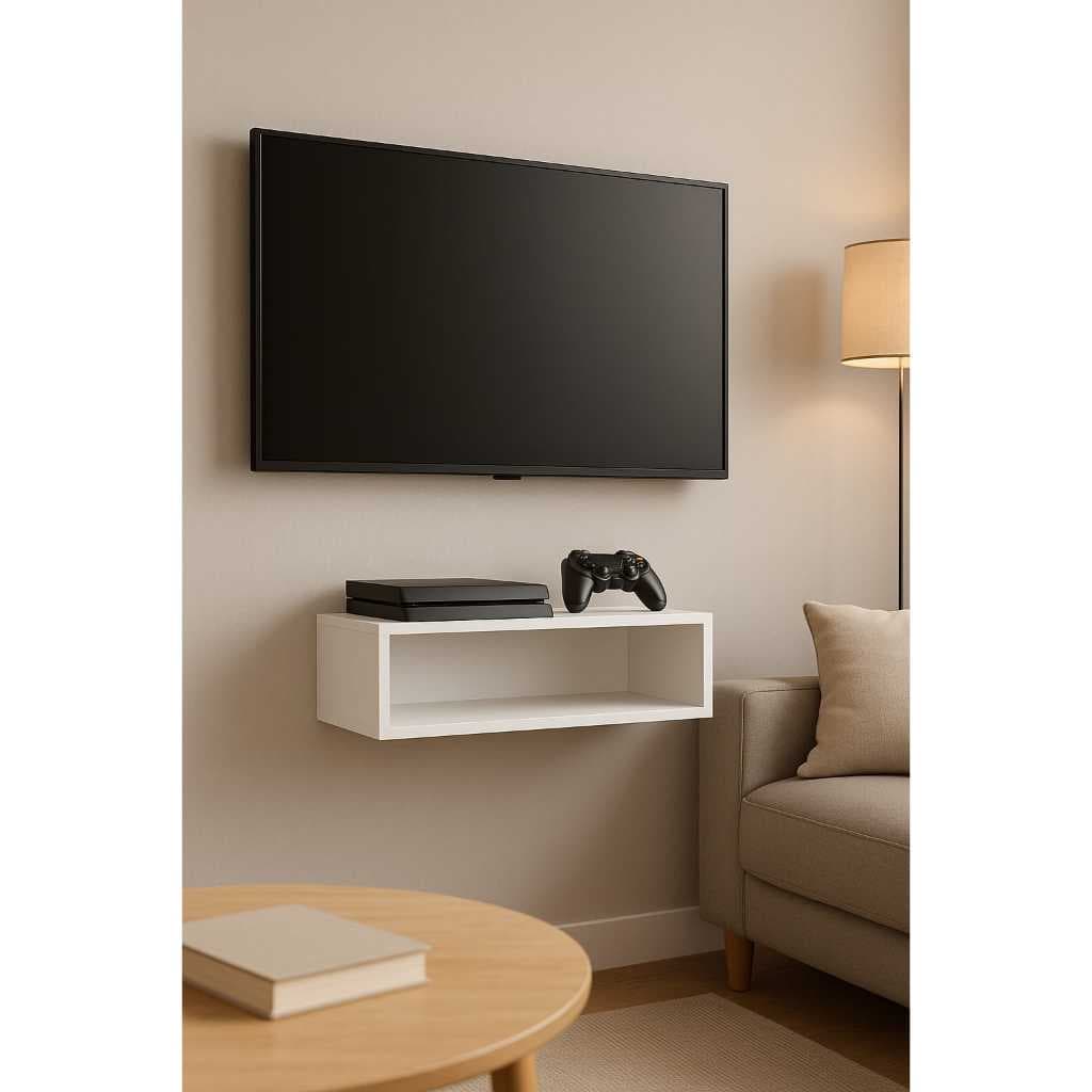 Nicho De Parede P/ Video Game Console 50x20x35cm Mdf
