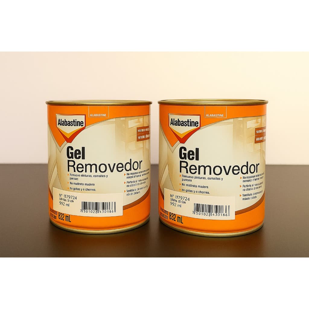 Kit Alabastine Gel Removedor ( Madeira / Metal / Textura)  Exterior Interior 900ml - Akzo Nobel