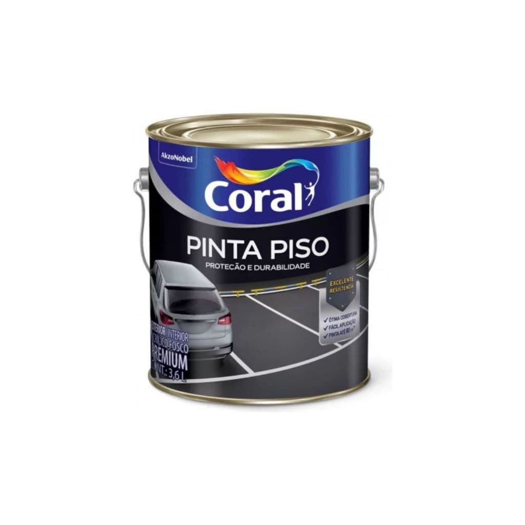 Tinta Acrílica Coral Pínta Piso Resistente 3,6L