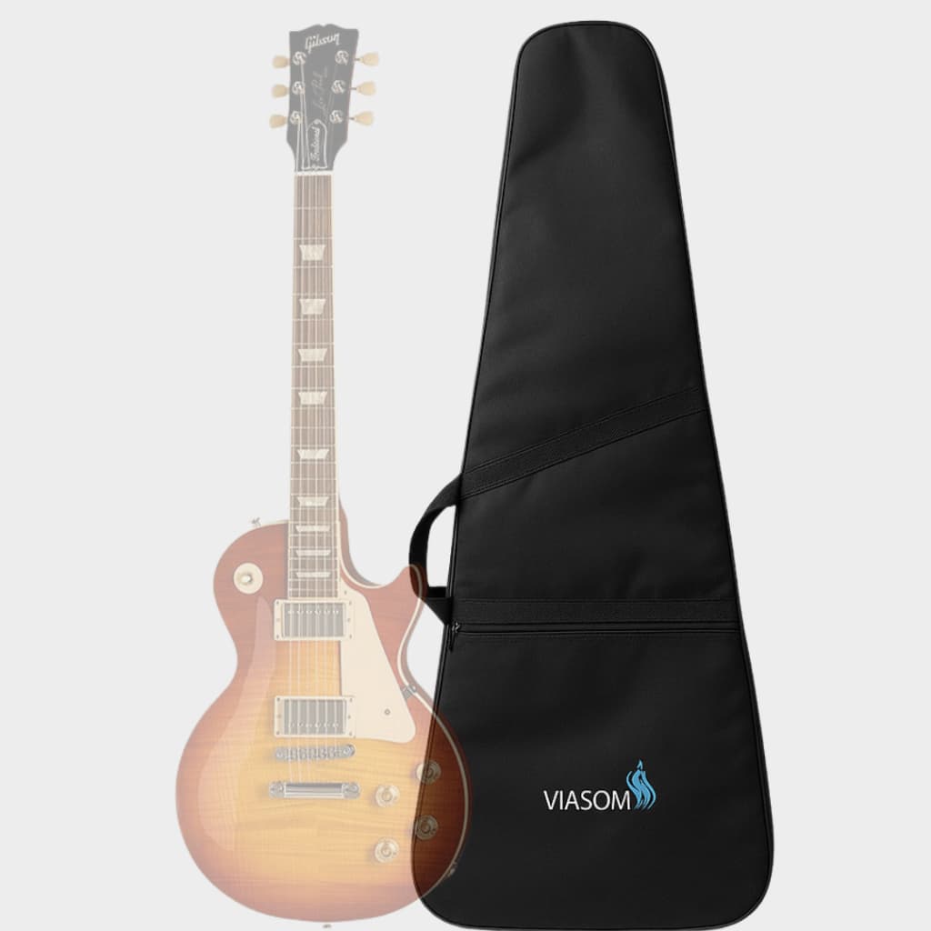 Capa bag para guitarra ou violão com bolso para acessorios e alça dupla case impermeavel