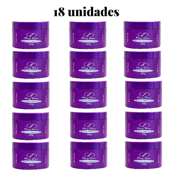 Kit 18 Gel Cera Hidratante Pierry Lohan 250g