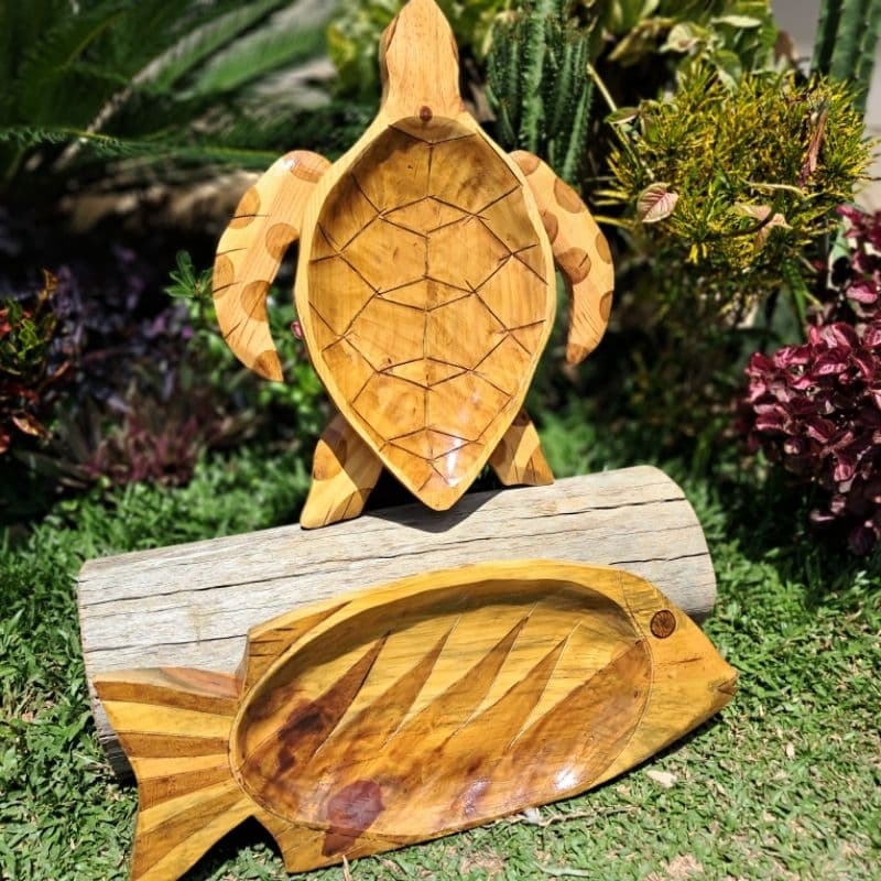 GAMELA TARTARUGA MARINHA E PEIXE GG 57 a 68 CM DECORAÇÃO PRAIANA
