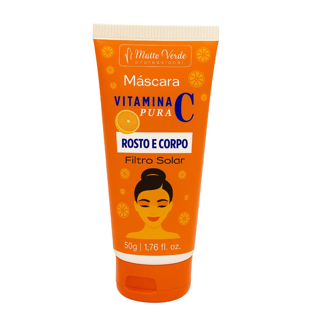 Máscara Facial Vitamina C Matto Verde 50g