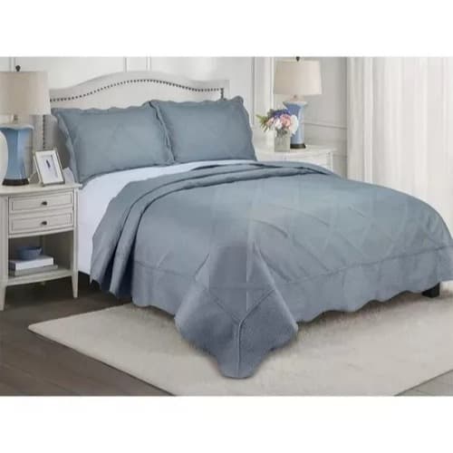 Colcha Egeu Queen Cinza 240x260 Camesa
