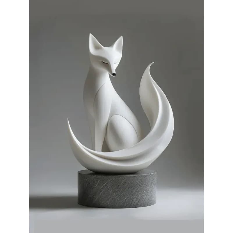 Estatueta Raposa japonesa - Kitsune