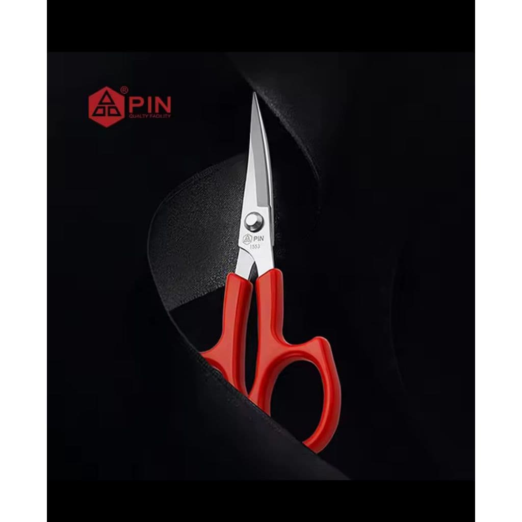 Tesoura Profissional PIN CURVADA – Aço Inox Premium