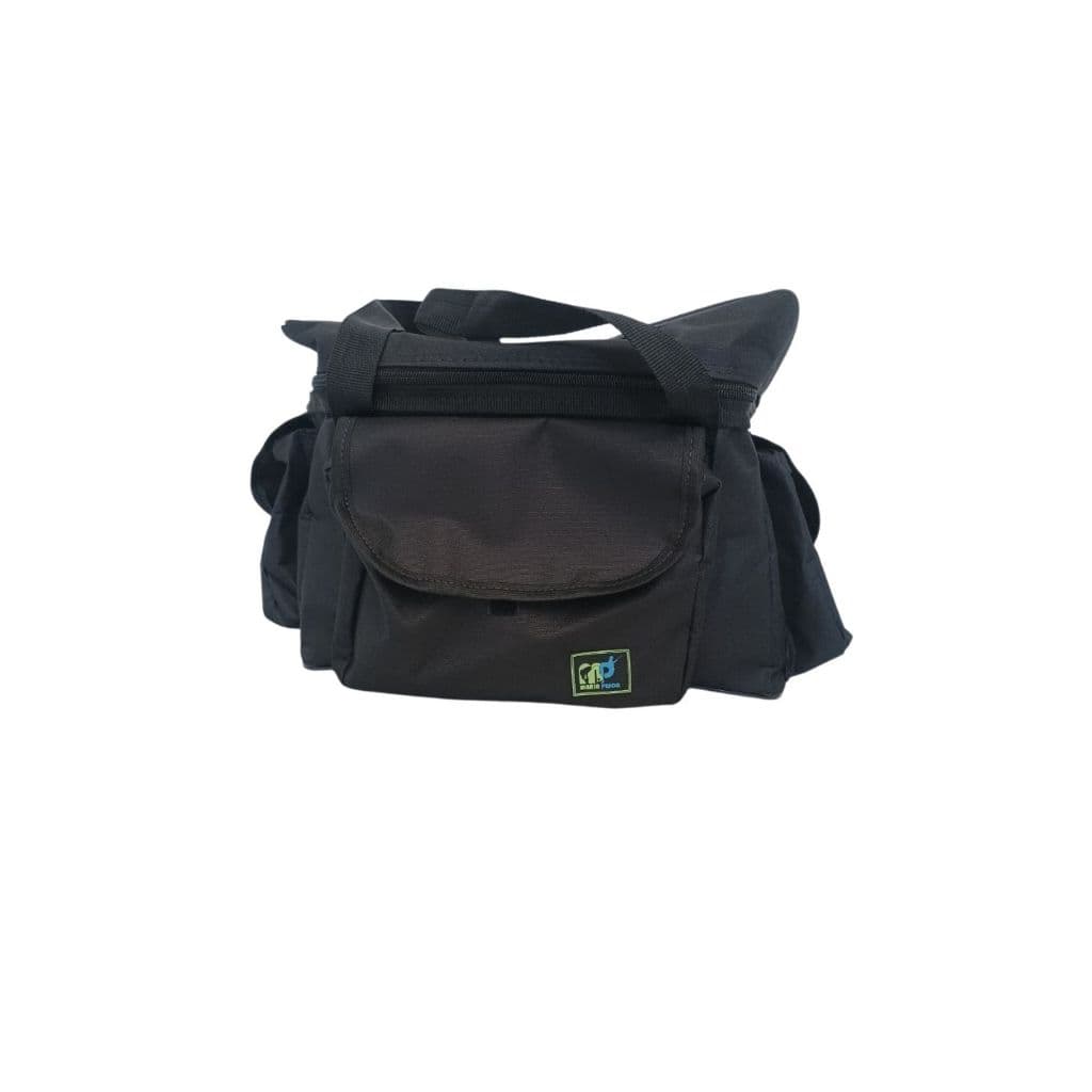 Mochila Apetrecho Preta 4 Bolsos Camping Pesca Preto Liso