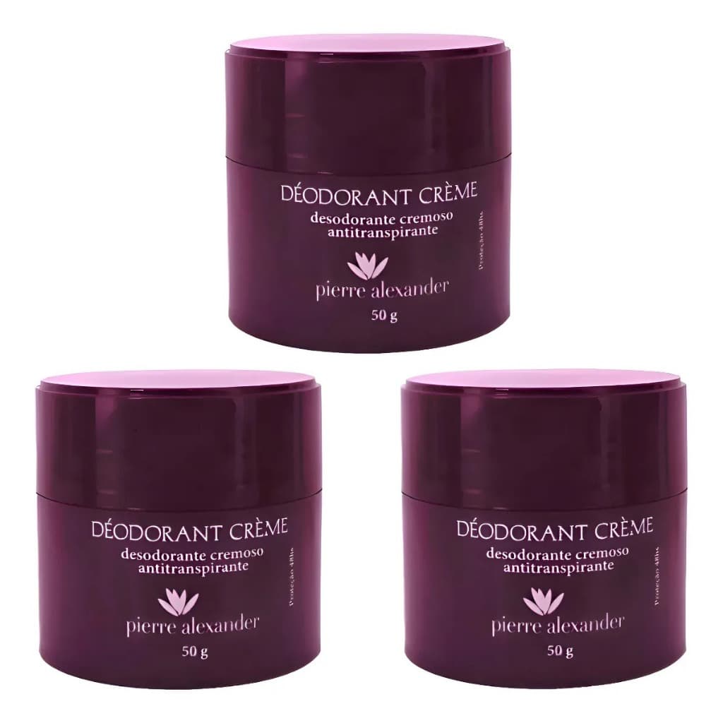 Pierre Alexander Creme Kit Com 3 Desodorante Creme