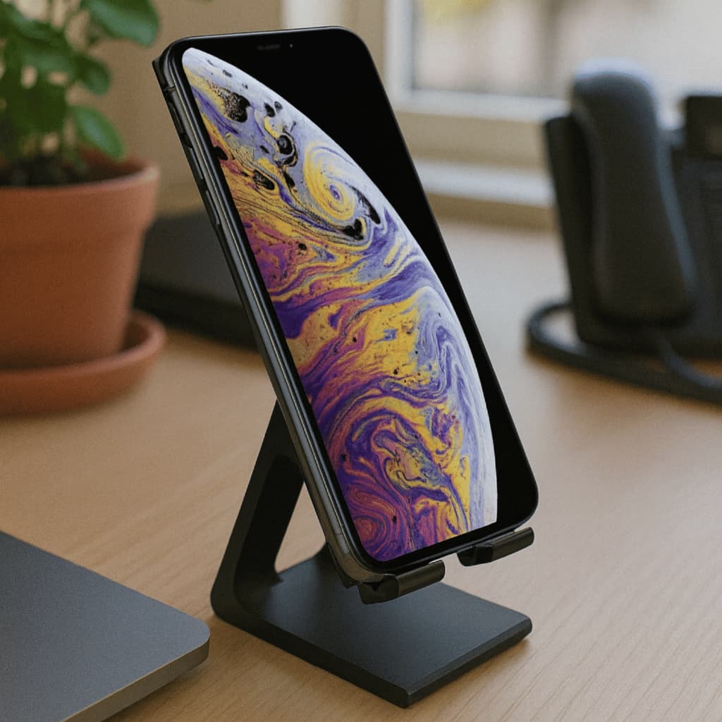Mini suporte Porta universal de mesa para tablet e celular Luxo Selfie Perfeita