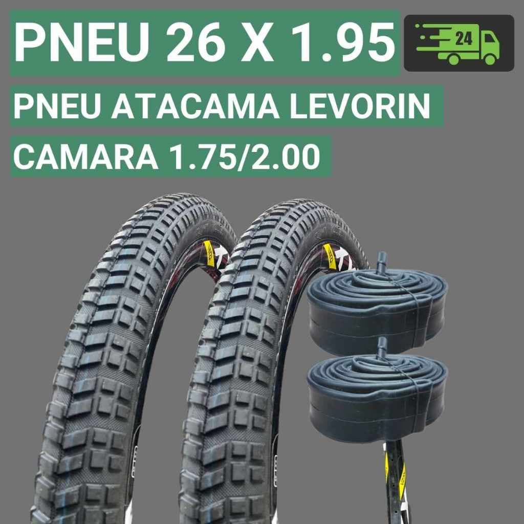 Pneu Aro 26 Bicicleta Pneu de Bicicleta Aro 26 Pneu Levorin Atacama Pneu 26 X 1.95 Pneu Atacama