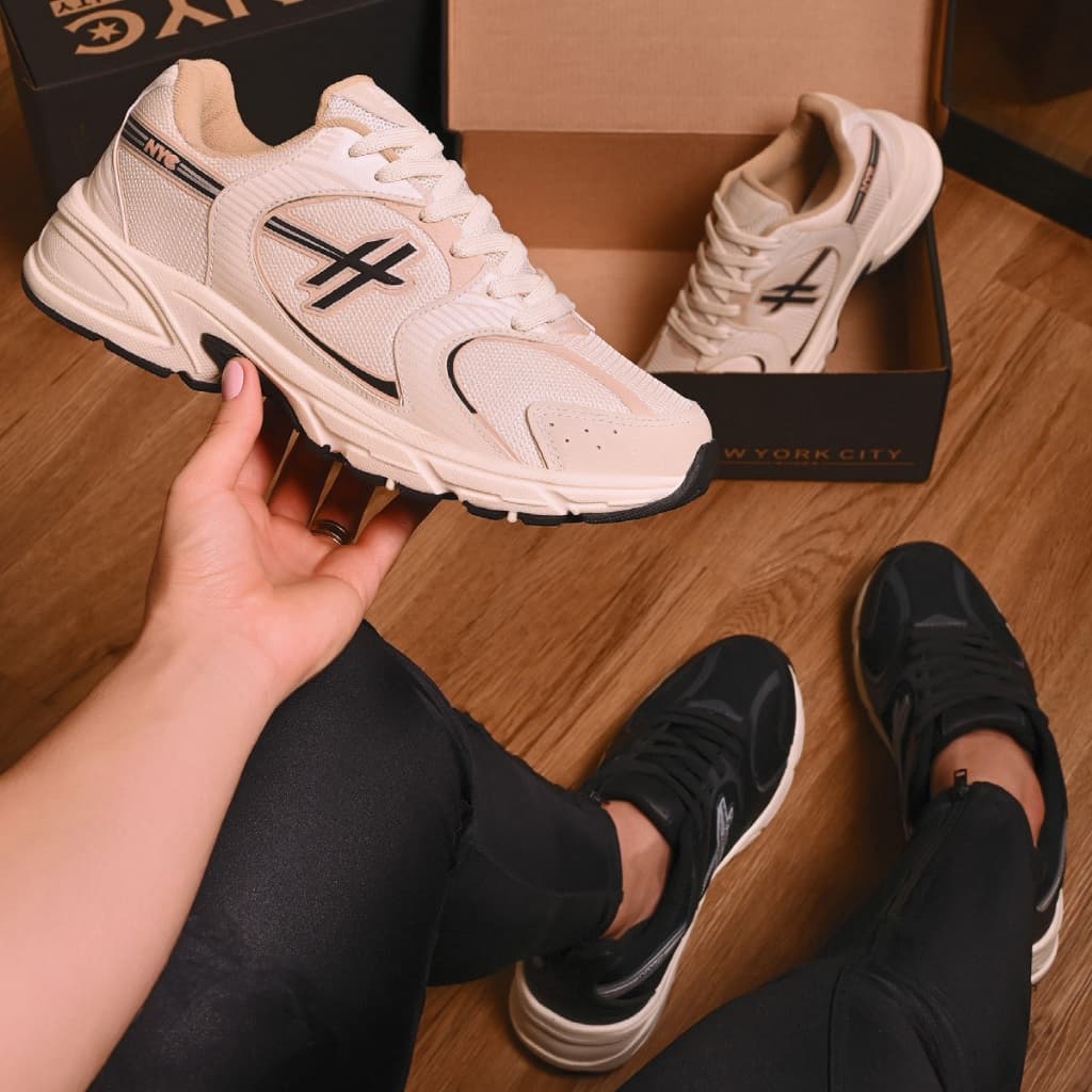 Tênis Feminino NEW YORK CITY SHOES – Leve e Resistente – Academia Adulto