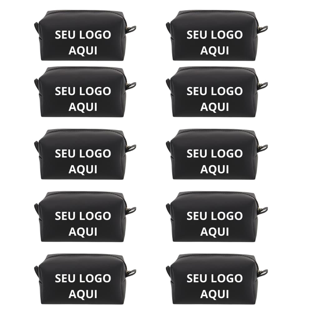 Kit 40 Necessaire Grande Box Personalizada Com Seu Logo Direto Da Fabrica Brinde Lembrancinha