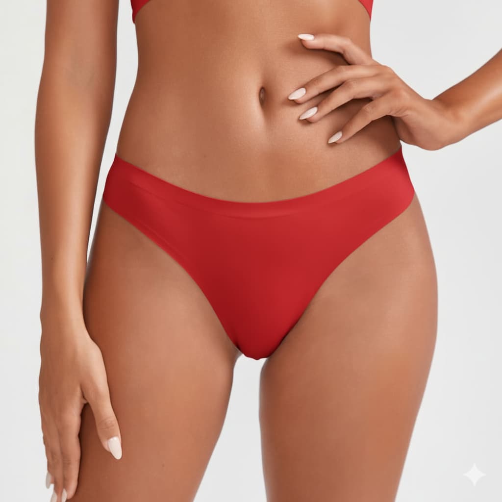 Kit Calcinha Tanga Sem Costura Microfibra Importada Conforto Malha Fria Importada 1 Unidade