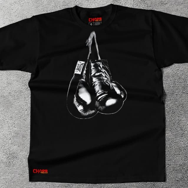Camiseta Masculina Boxe Estampada 100% Algodão Tamanhos P ao GG Moda Estilo