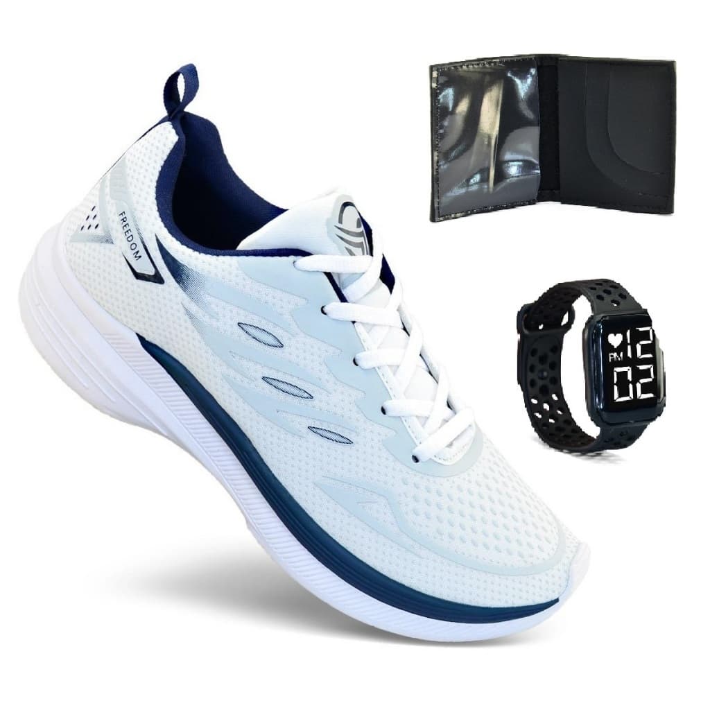Tenis Masculino Esportivo Versatil Academia Corrida Caminhada Super leve e Macio