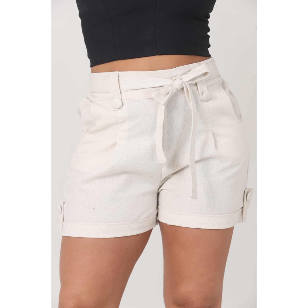 Short Social Feminino De Amarrar