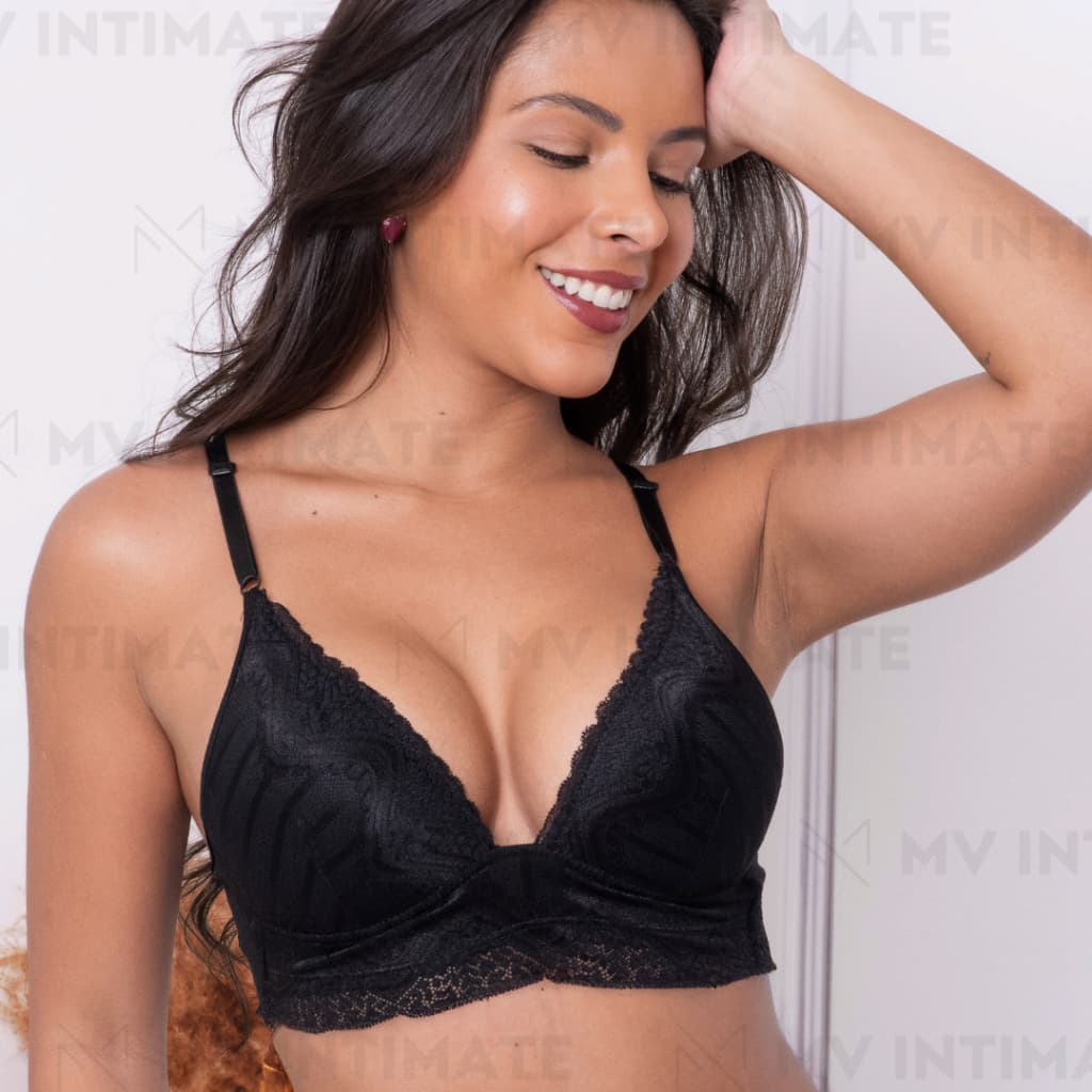 Sutiã Sem Aro Bojo Soft em Renda Super Confortável