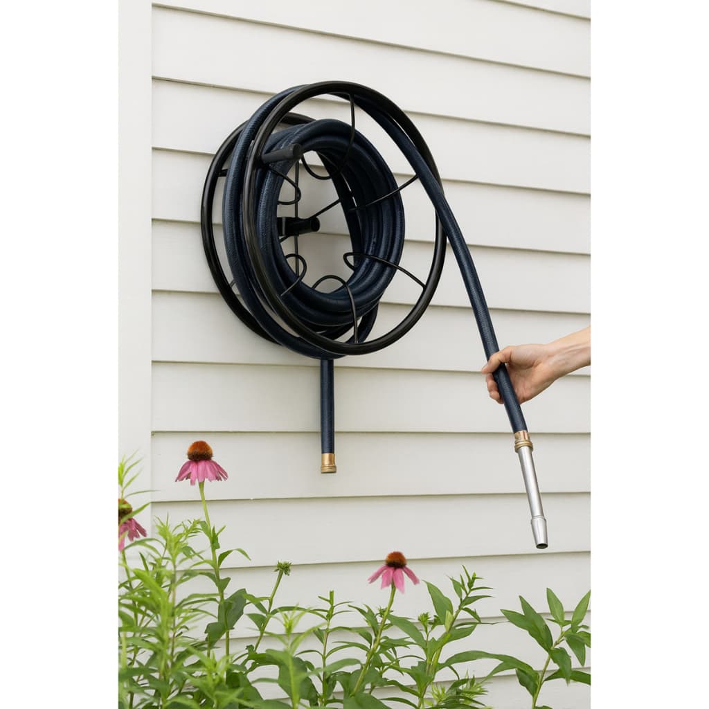 Suporte Para Mangueira De Jardim Giratório Enrolador De Mangueira 30 Metros