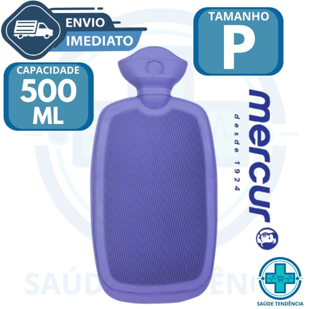 Bolsa Água Quente Térmica Pequena 500ml Lilás Mercur