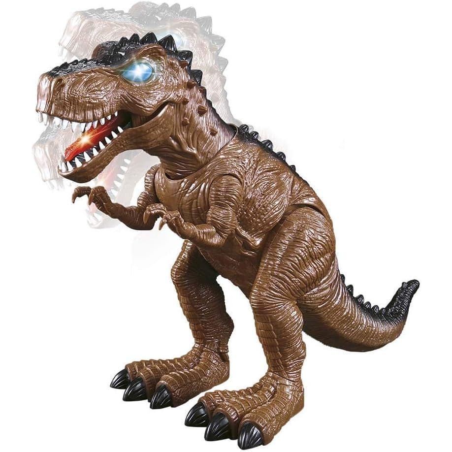 Dinossauro Tiranossauro Rex Boneco com Luz Som e Movimento DM Toys