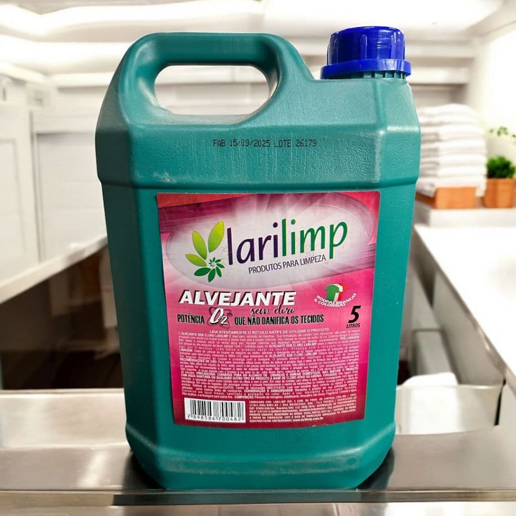 Alvejante OX2 5 Litros – Para Roupas Brancas e Coloridas | Limpeza Profunda e Proteção das Cores