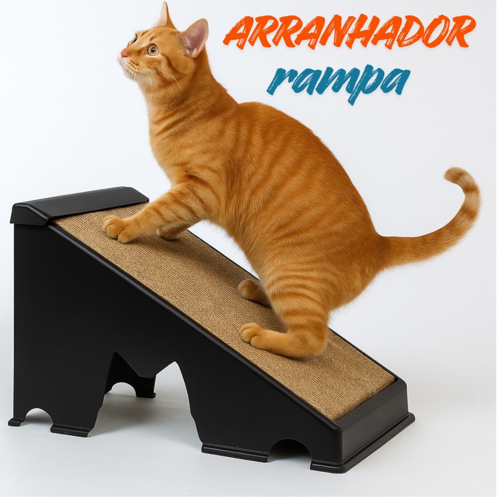 arranhador para gato Interativo Anti Stress brinquedo rampa premium pet gatos