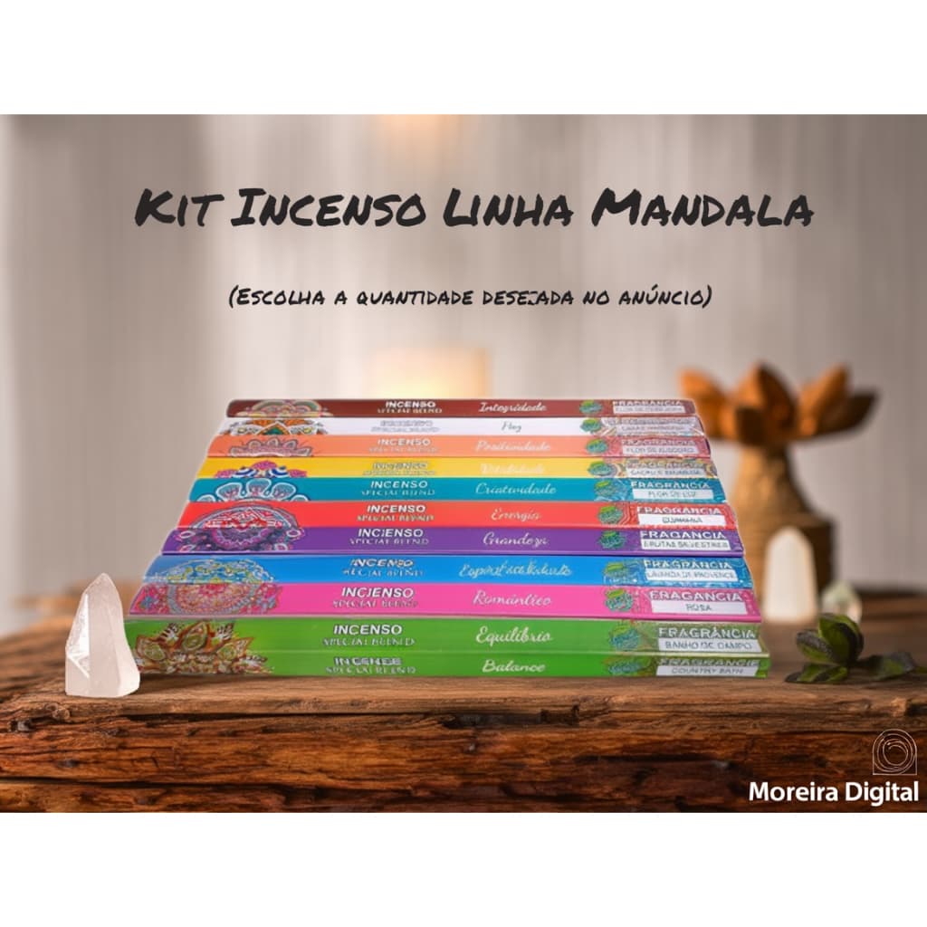 Incenso Linha Mandala Sortidos - Escolha a quantidade