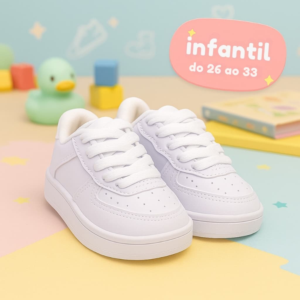 Tênis Infantil de Personagem – Conforto e Diversão para o Seu Filho! Sola de Borracha.