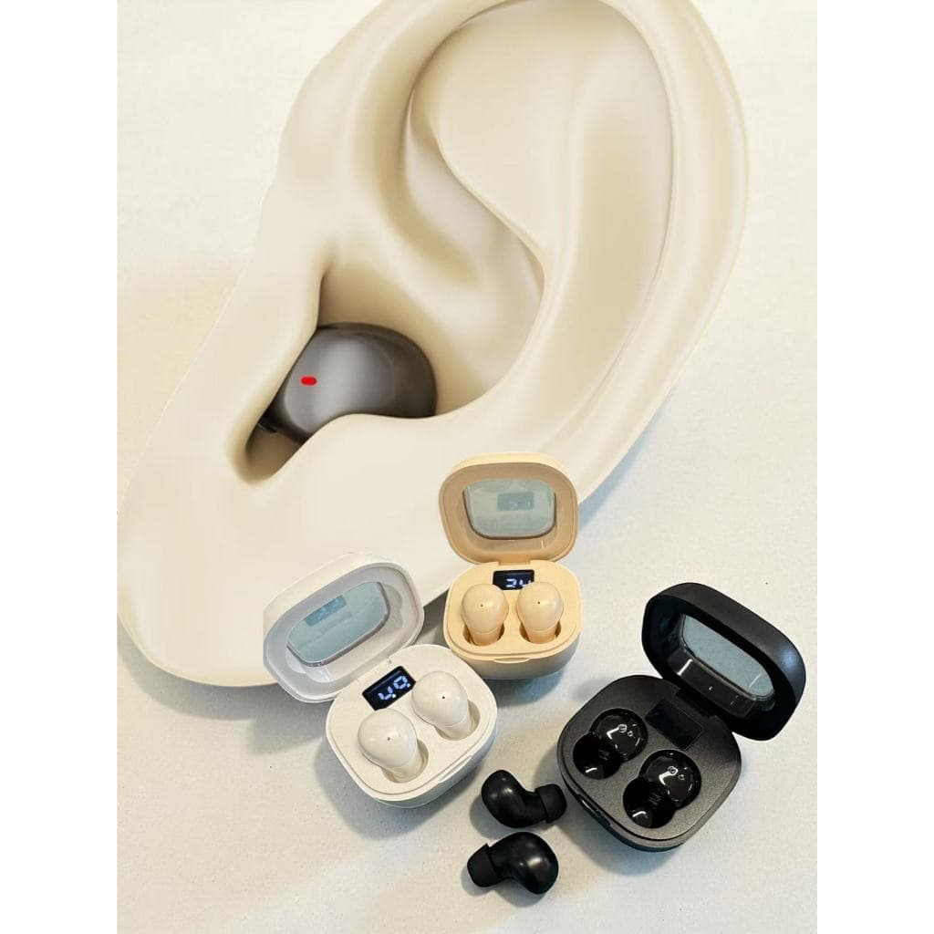 Mini fone de ouvido Bluetooth sem fio SK19  para dormir som imersivocom estojo de carregamento